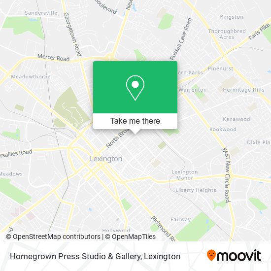 Mapa de Homegrown Press Studio & Gallery