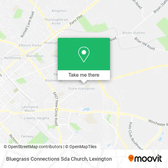 Bluegrass Connections Sda Church map