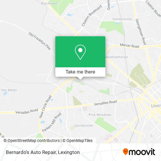 Bernardo's Auto Repair map