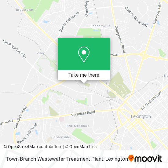 Mapa de Town Branch Wastewater Treatment Plant