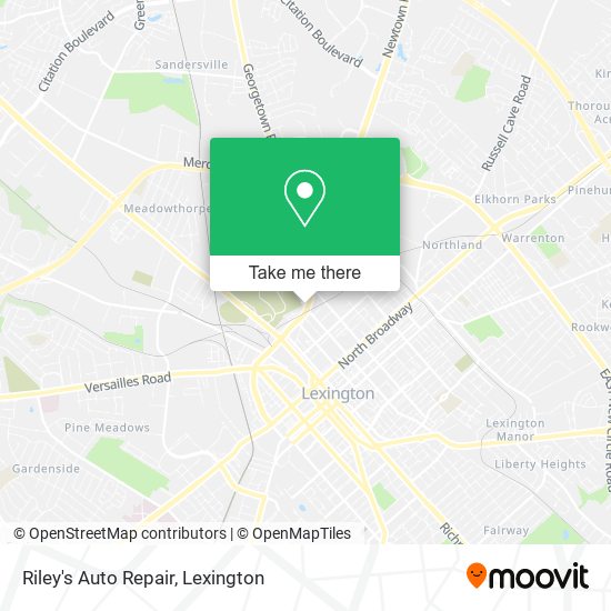 Riley's Auto Repair map