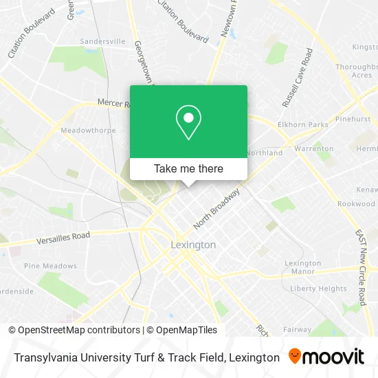 Transylvania University Turf & Track Field map