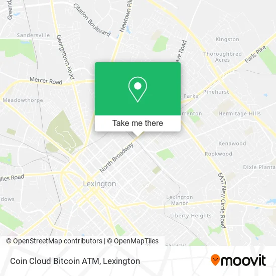 Coin Cloud Bitcoin ATM map