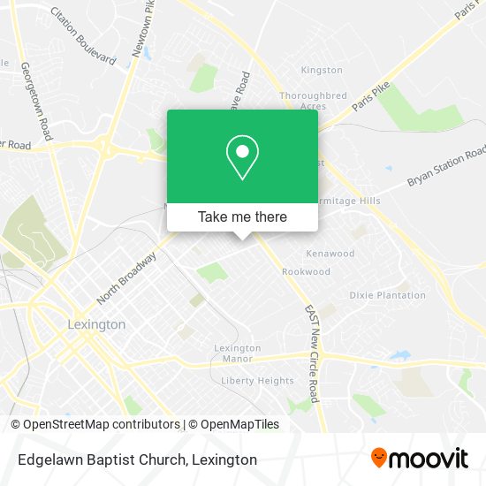 Edgelawn Baptist Church map