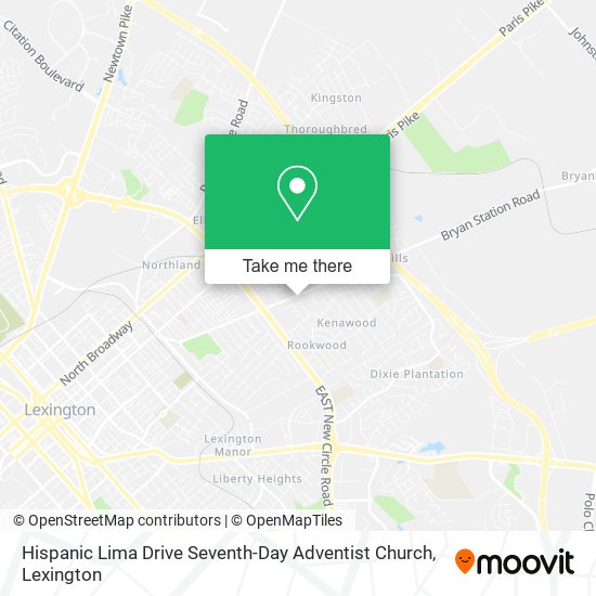 Mapa de Hispanic Lima Drive Seventh-Day Adventist Church