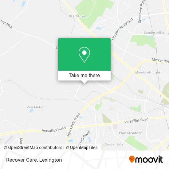 Recover Care map