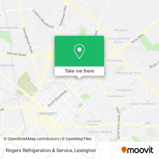 Mapa de Rogers Refrigeration & Service