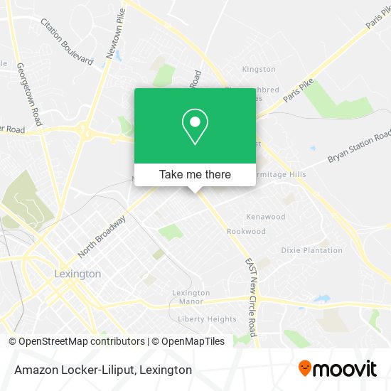 Amazon Locker-Liliput map