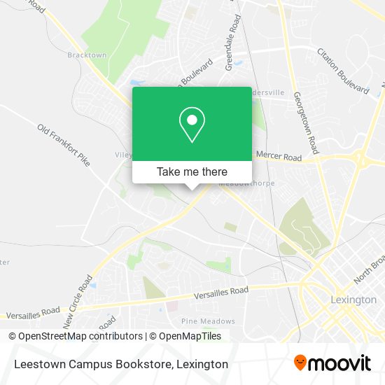 Leestown Campus Bookstore map