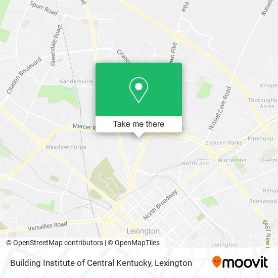 Building Institute of Central Kentucky map