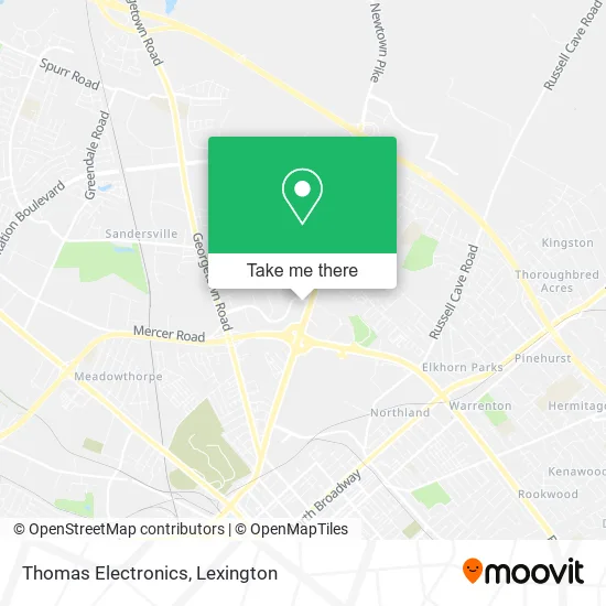Thomas Electronics map