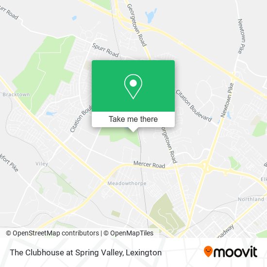 The Clubhouse at Spring Valley map