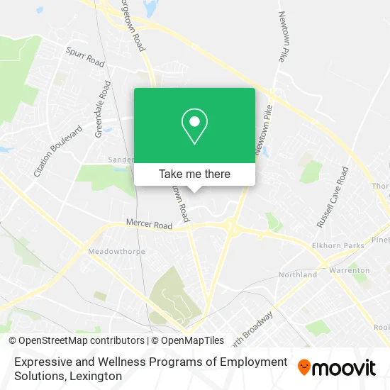 Expressive and Wellness Programs of Employment Solutions map
