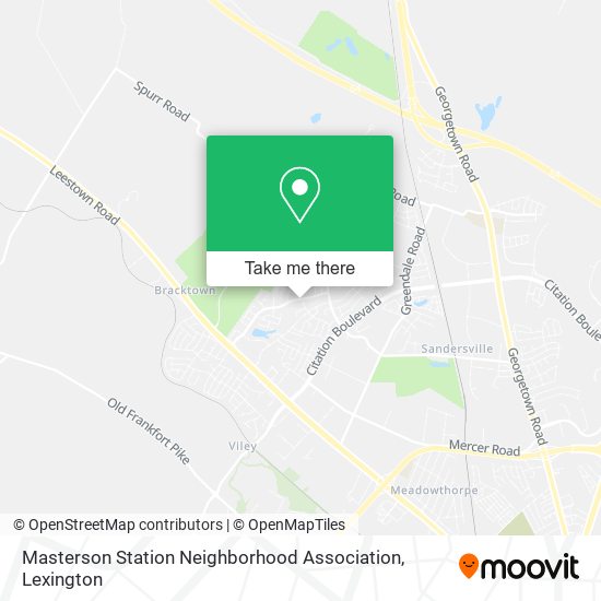 Masterson Station Neighborhood Association map