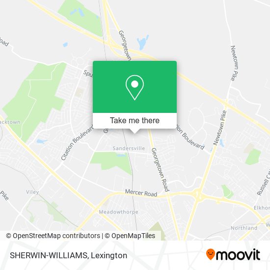 SHERWIN-WILLIAMS map