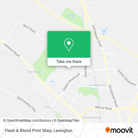 Flesh & Blood Print Shop map