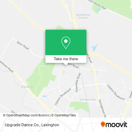 Upgrade Dance Co. map