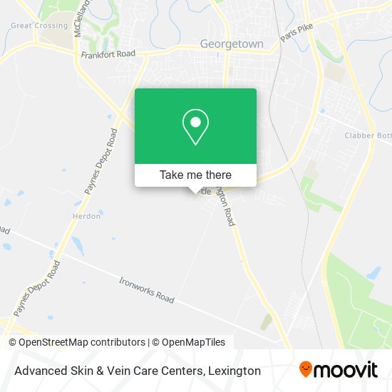 Advanced Skin & Vein Care Centers map