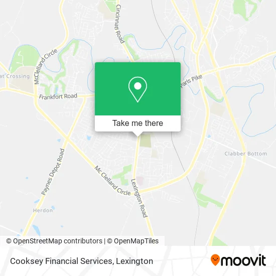 Cooksey Financial Services map