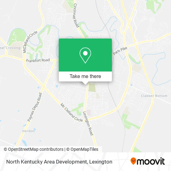 North Kentucky Area Development map