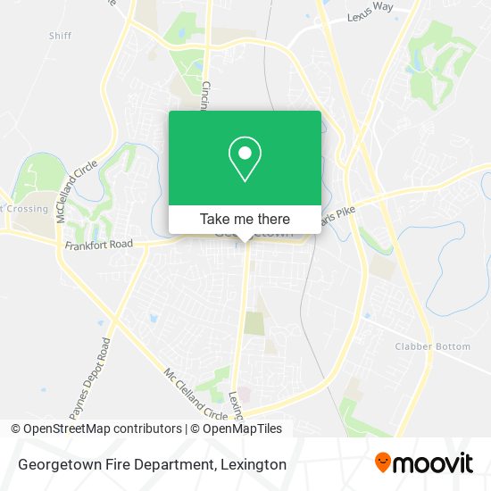 Mapa de Georgetown Fire Department