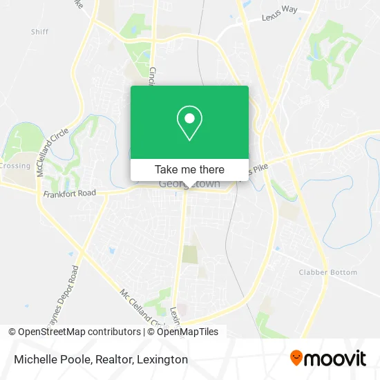 Michelle Poole, Realtor map