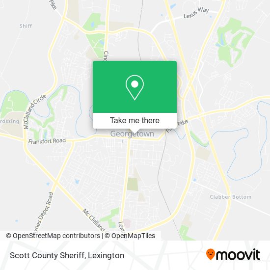 Mapa de Scott County Sheriff