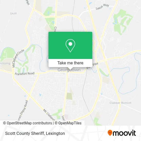 Scott County Sheriff map
