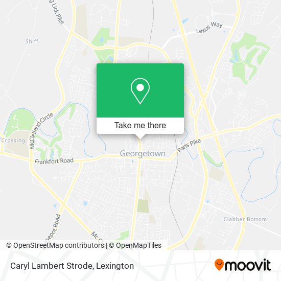 Caryl Lambert Strode map