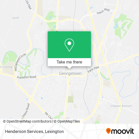 Mapa de Henderson Services