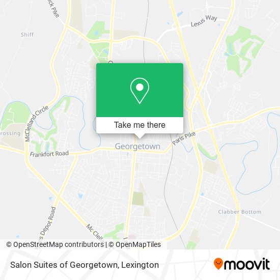 Mapa de Salon Suites of Georgetown