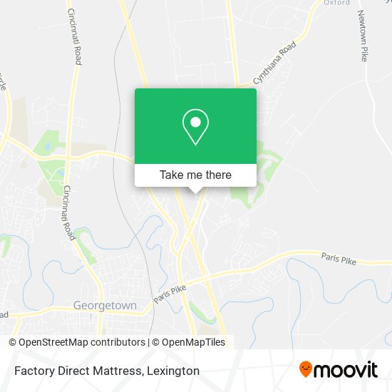 Factory Direct Mattress map
