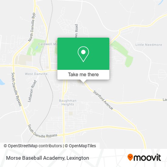 Morse Baseball Academy map