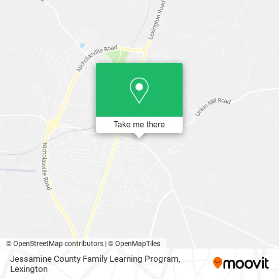 Jessamine County Family Learning Program map