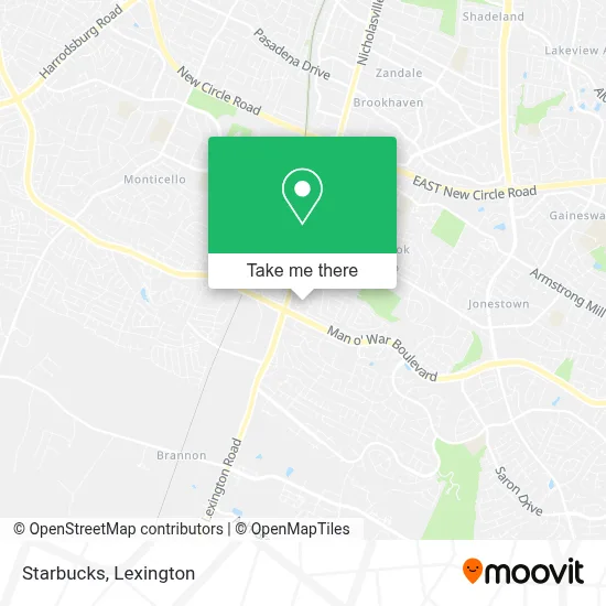 STARBUCKS map