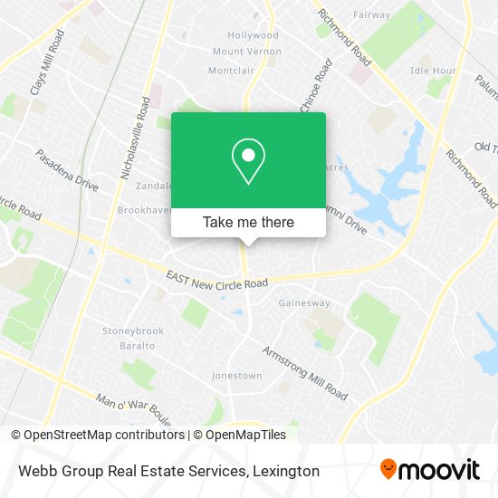 Webb Group Real Estate Services map