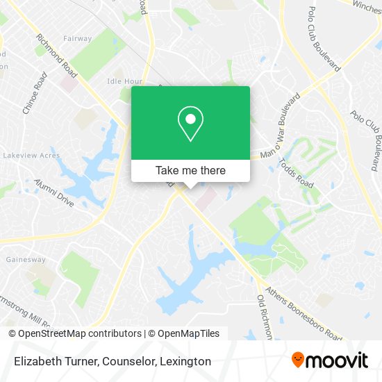 Mapa de Elizabeth Turner, Counselor