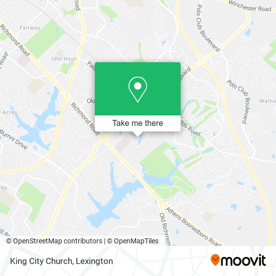 Mapa de King City Church