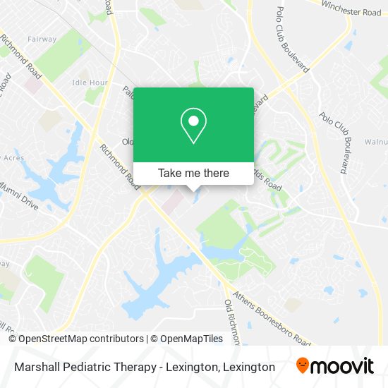 Mapa de Marshall Pediatric Therapy - Lexington