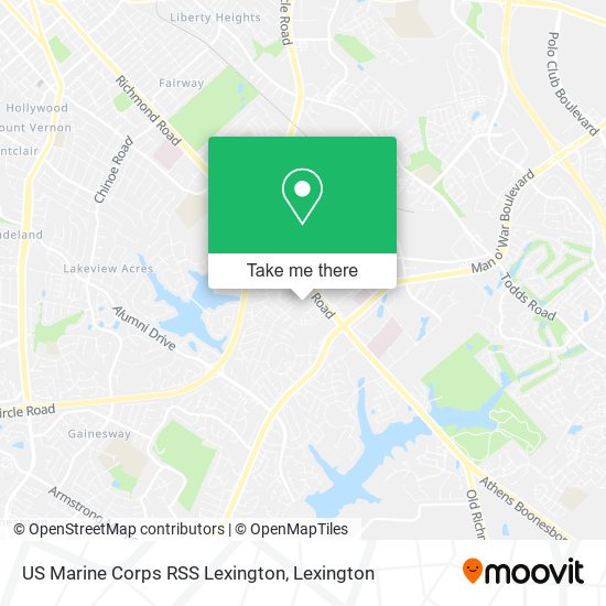 Mapa de US Marine Corps RSS Lexington