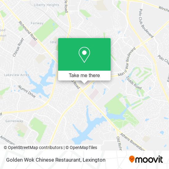 Mapa de Golden Wok Chinese Restaurant