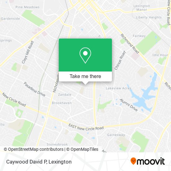 Caywood David P map