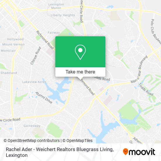 Rachel Ader - Weichert Realtors Bluegrass Living map