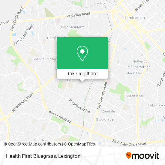 Health First Bluegrass map