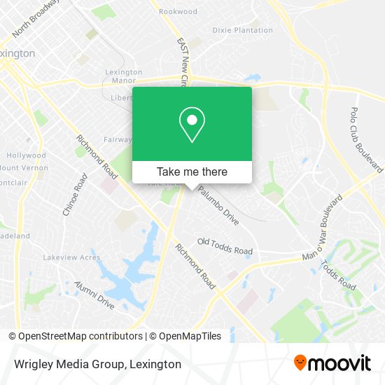 Wrigley Media Group map