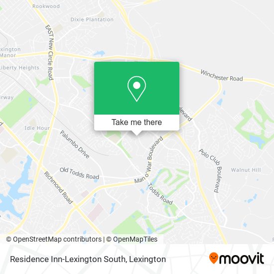 Mapa de Residence Inn-Lexington South