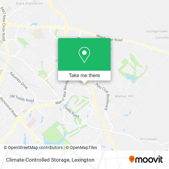 Climate-Controlled Storage map