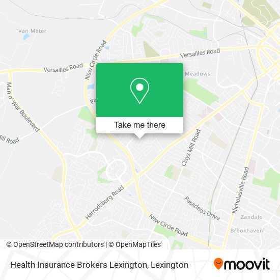 Mapa de Health Insurance Brokers Lexington