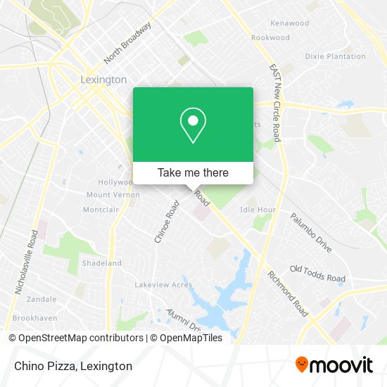 Chino Pizza map