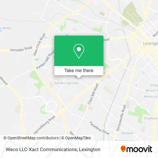 Weco LLC-Xact Communications map